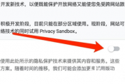 谷歌浏览器怎么关闭试用隐私沙盒 谷歌浏览器关闭试用隐私沙盒方法 